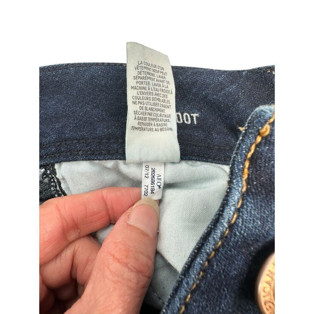 American Eagle Stretch Slim Boot Cut Medium Wash Stretch Jeans Women’s Size 2 - Picture 6 of 14